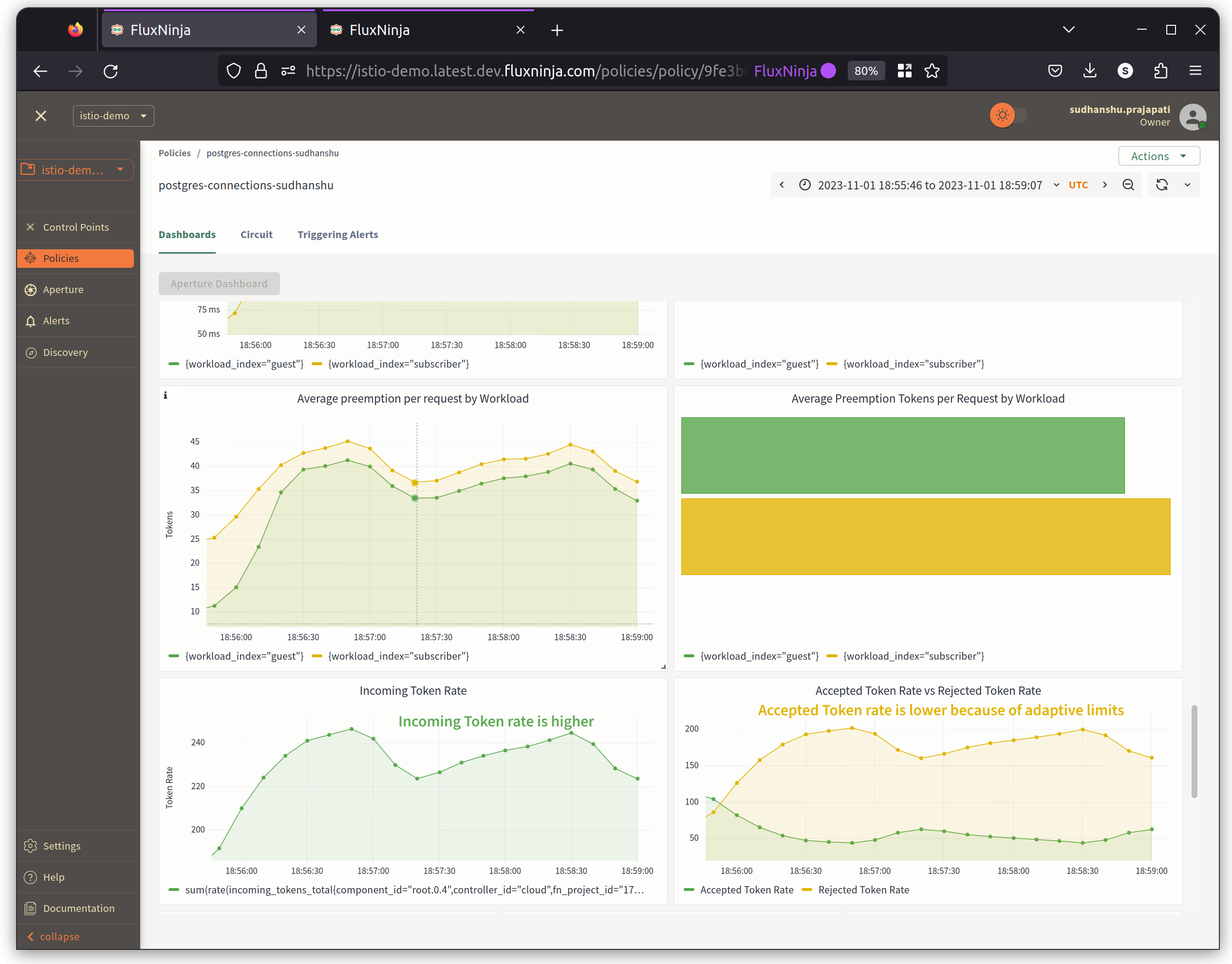 Policy Dashboard - Extras